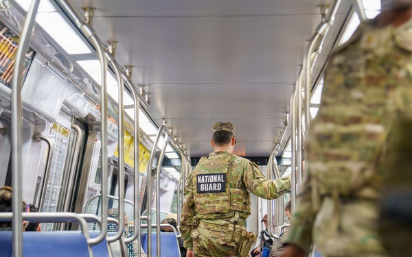 Command Team Engages Troops, Community During D.C. Safe and Beautiful Operations