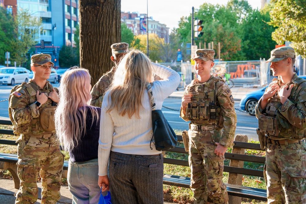 Command Team Engages Troops, Community During D.C. Safe and Beautiful Operations