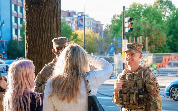 Command Team Engages Troops, Community During D.C. Safe and Beautiful Operations
