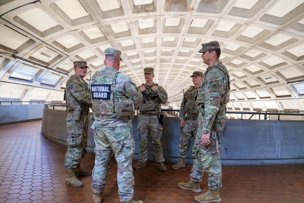 Command Team Engages Troops, Community During D.C. Safe and Beautiful Operations
