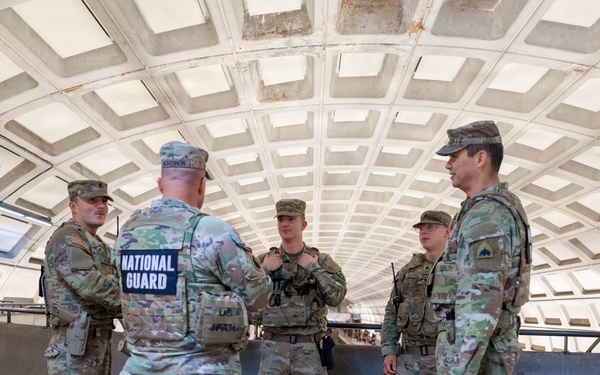 Command Team Engages Troops, Community During D.C. Safe and Beautiful Operations
