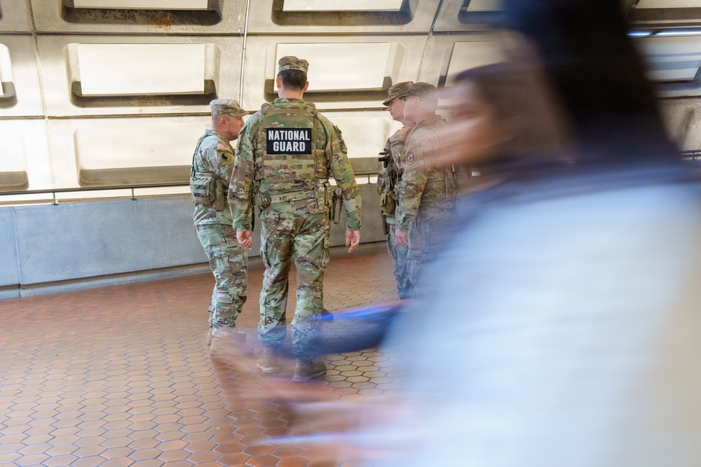 Command Team Engages Troops, Community During D.C. Safe and Beautiful Operations