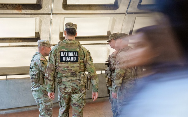 Command Team Engages Troops, Community During D.C. Safe and Beautiful Operations