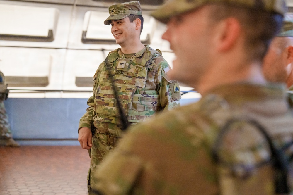 Command Team Engages Troops, Community During D.C. Safe and Beautiful Operations