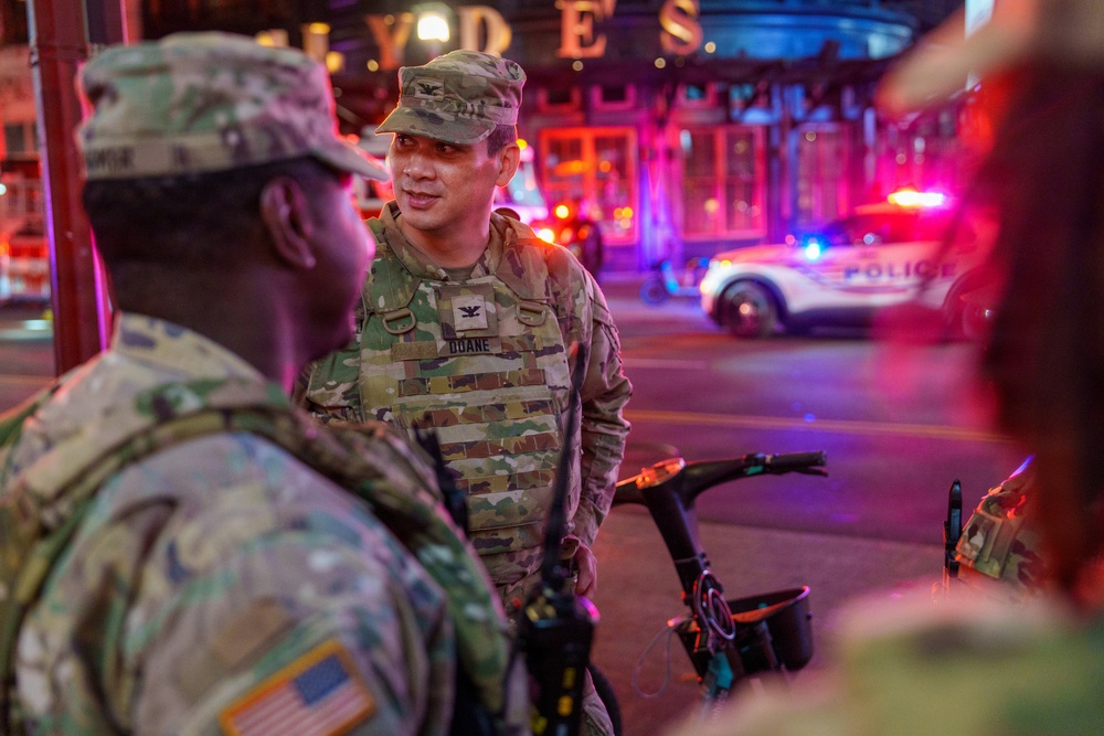 Command Team Engages Troops, Community During D.C. Safe and Beautiful Operations