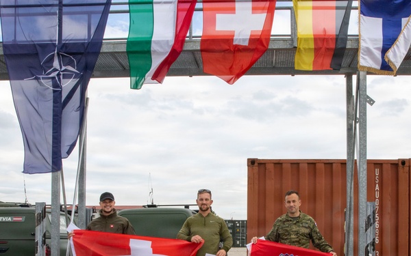 KFOR Multinational Soldiers Test Endurance During Danish Contingent March