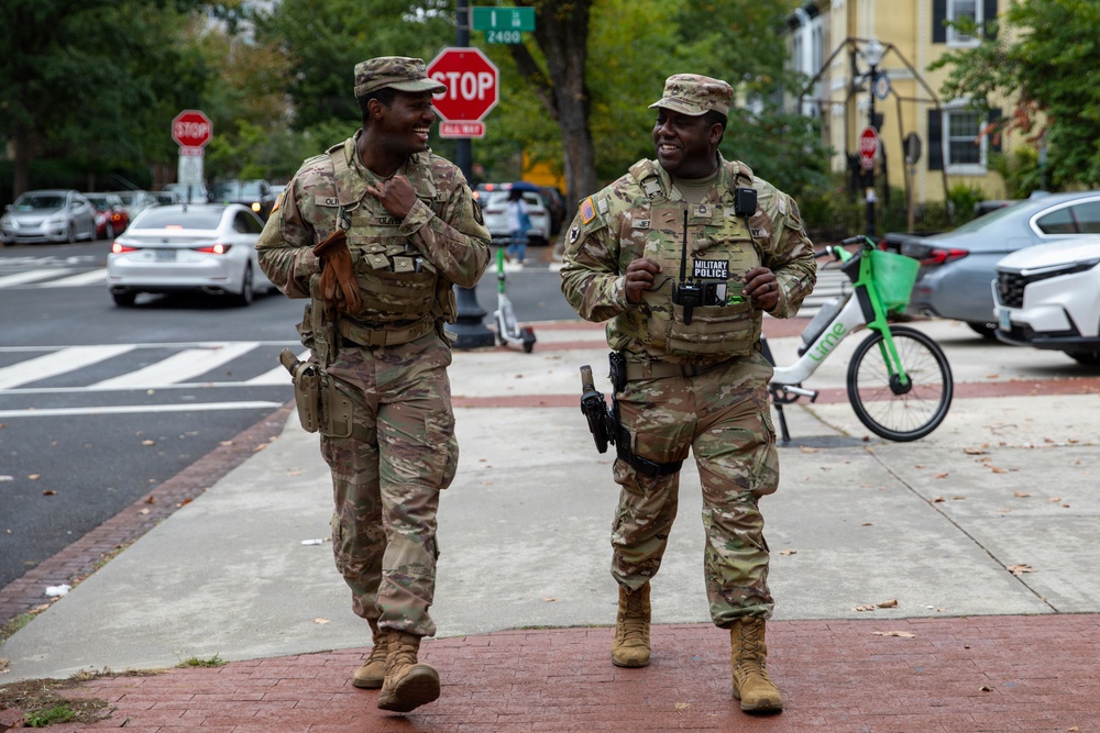 Mississippi National Guard Soldiers patrol Washington, D.C. Mississippi National Guard Soldiers patrol Washington, D.C.