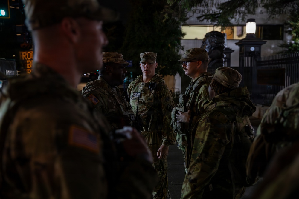 Mississippi National Guard Soldiers on patrol in Washington, D.C. Mississippi National Guard Soldiers on patrol in Washington, D.C.