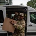 Mississippi National Guard Troops receive food while on patrol in Washington, D.C.