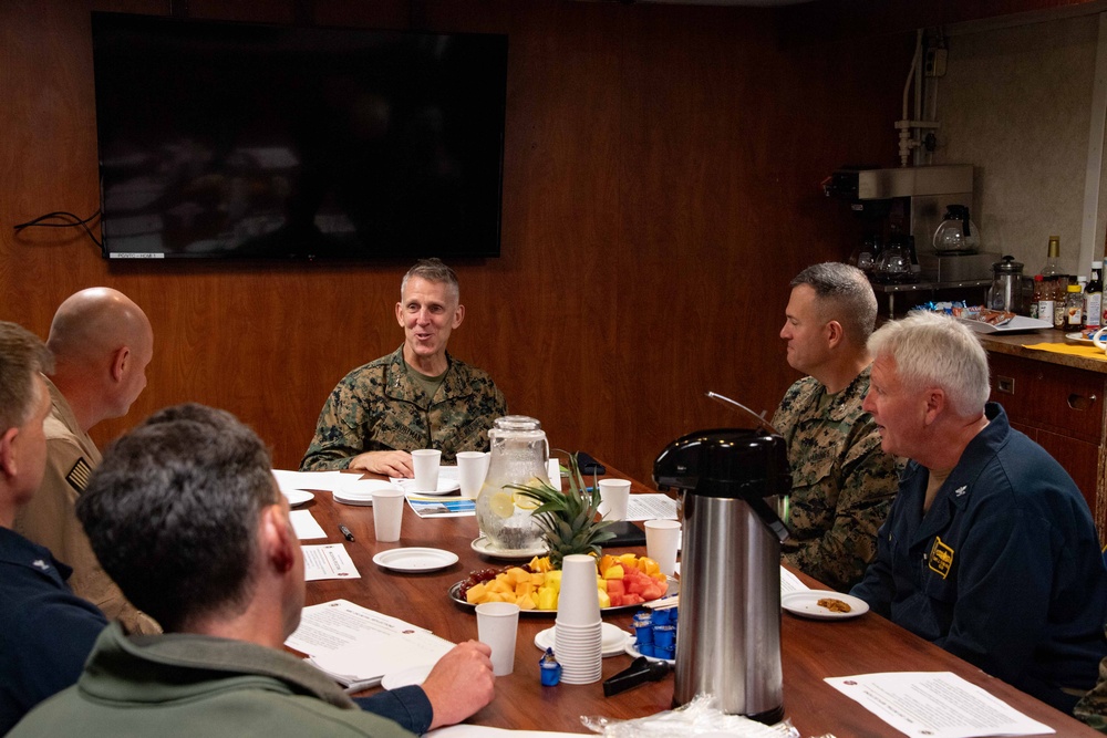 250th Amphibious Capabilities Demonstration: I MEF CG Lt. Gen. Wortman visits USS Boxer