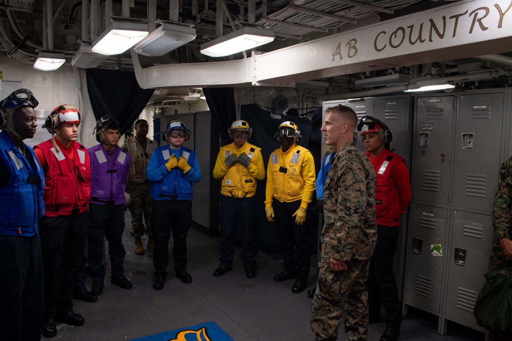 250th Amphibious Capabilities Demonstration: I MEF CG Lt. Gen. Wortman visits USS Boxer