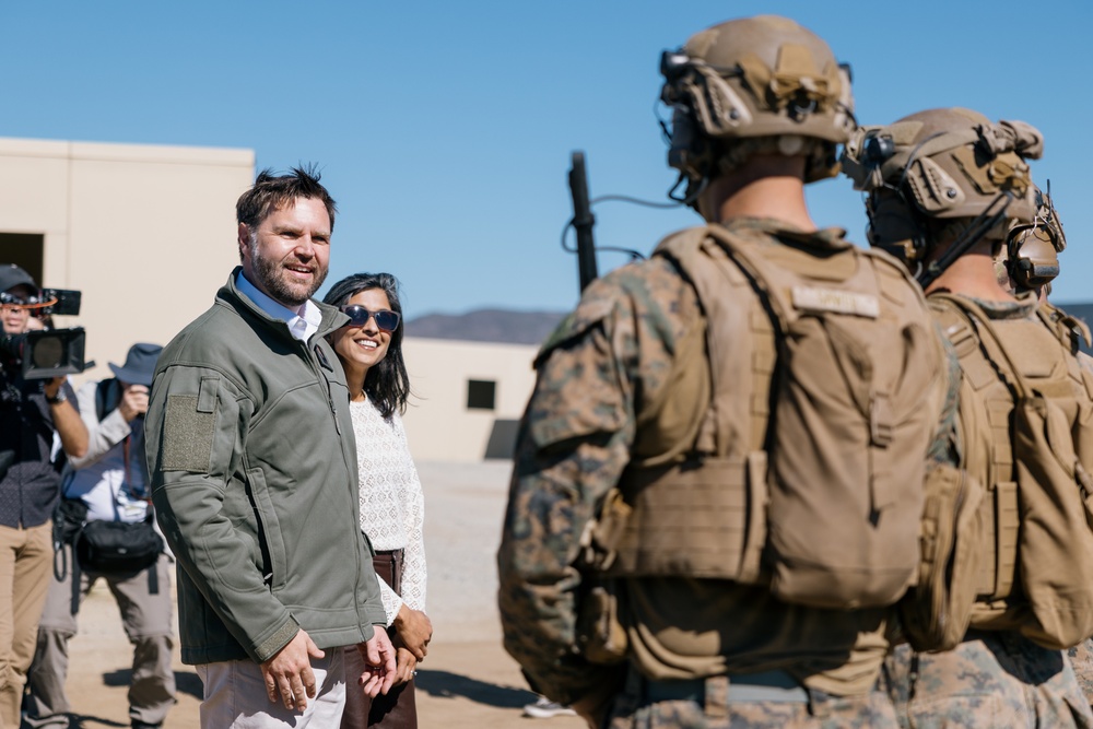 US Vice President visits Camp Pendleton