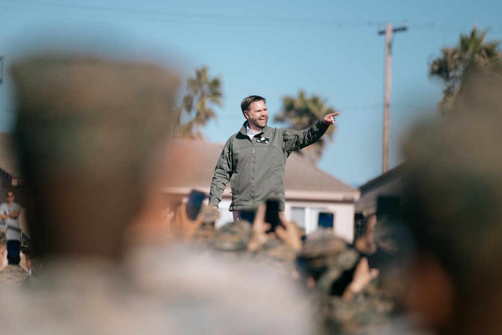 US Vice President visits Camp Pendleton