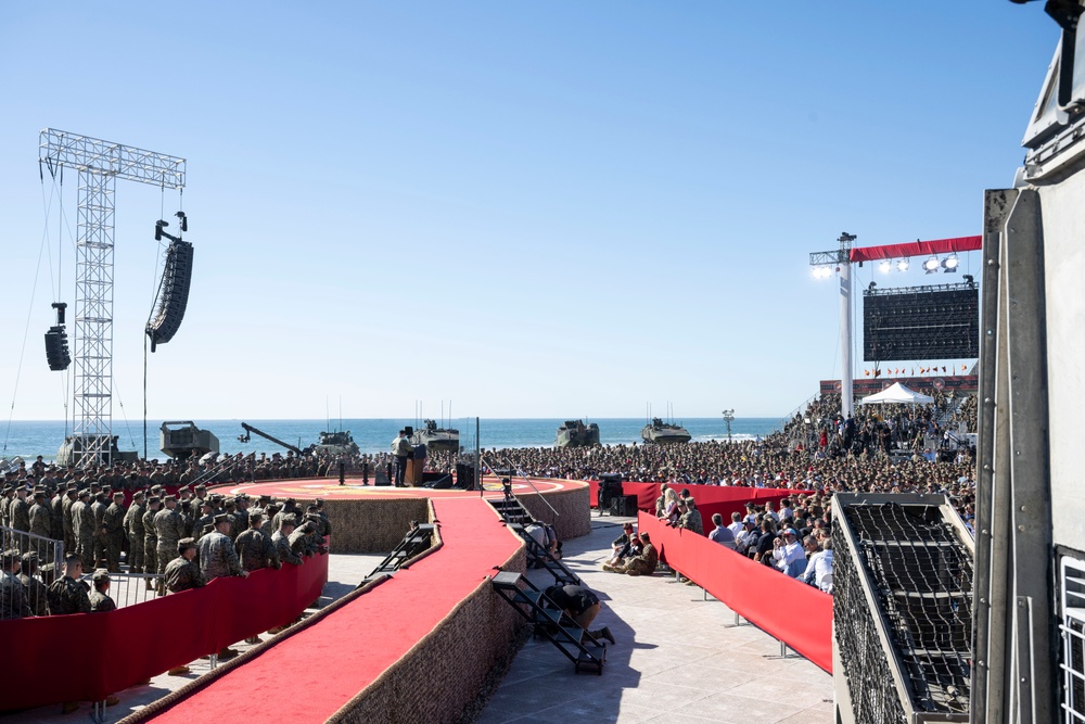 SW Hegseth Attends USMC 250th Anniversary Celebration