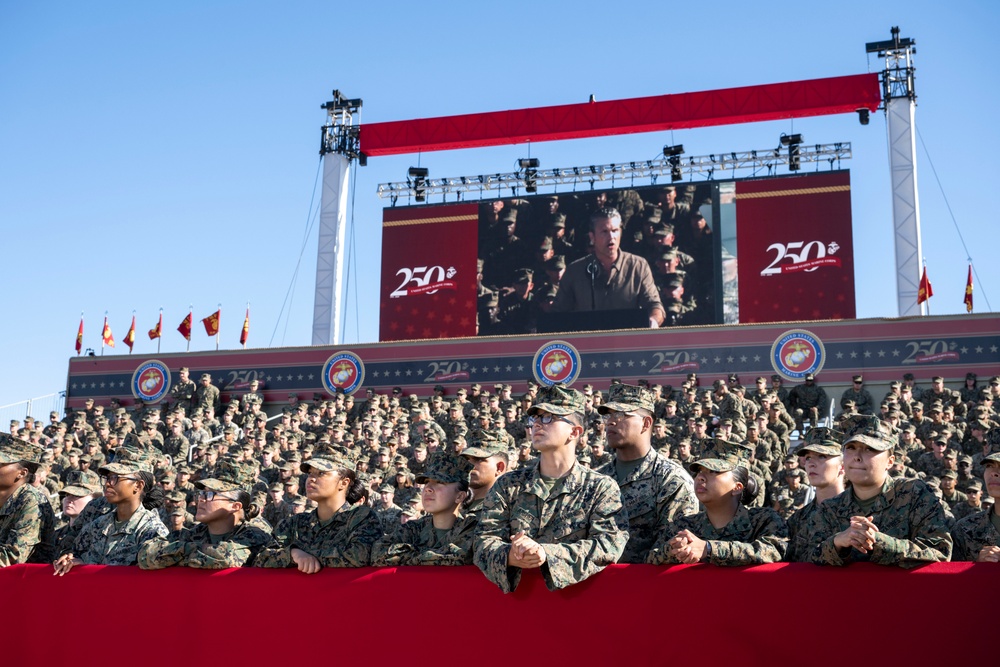SW Hegseth Attends USMC 250th Anniversary Celebration
