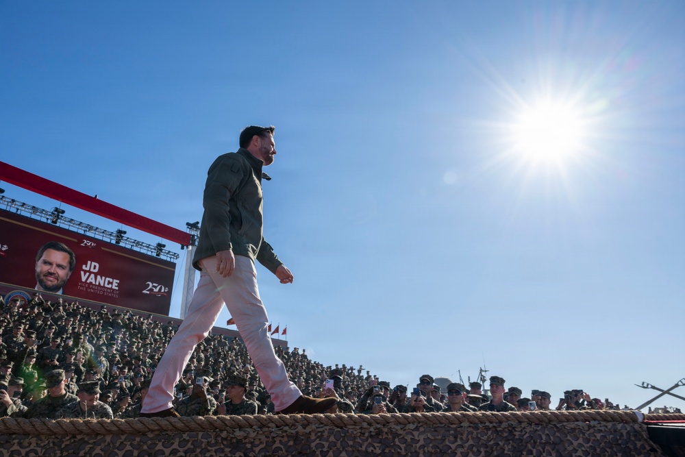 SW Hegseth Attends USMC 250th Anniversary Celebration