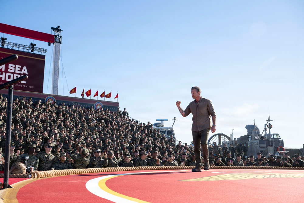 SW Hegseth Attends USMC 250th Anniversary Celebration
