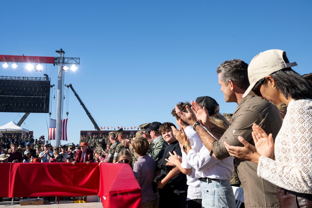 SW Hegseth Attends USMC 250th Anniversary Celebration