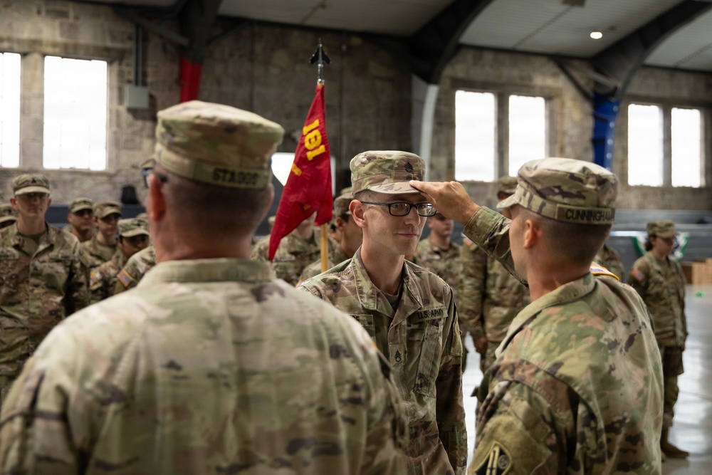 181st Field Artillery Regiment promotion