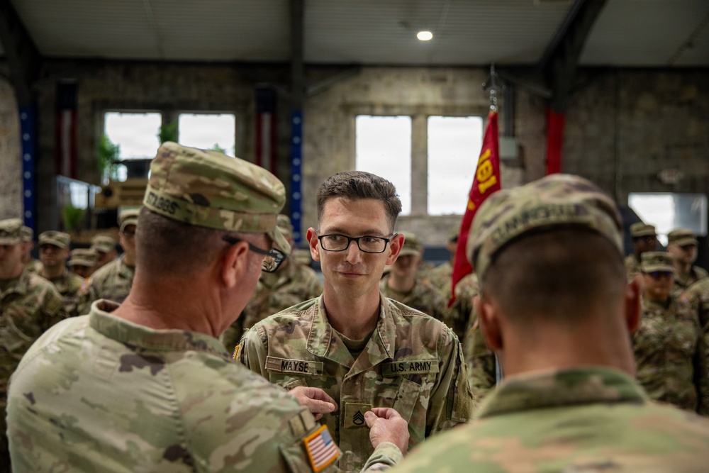 181st Field Artillery Regiment promotion