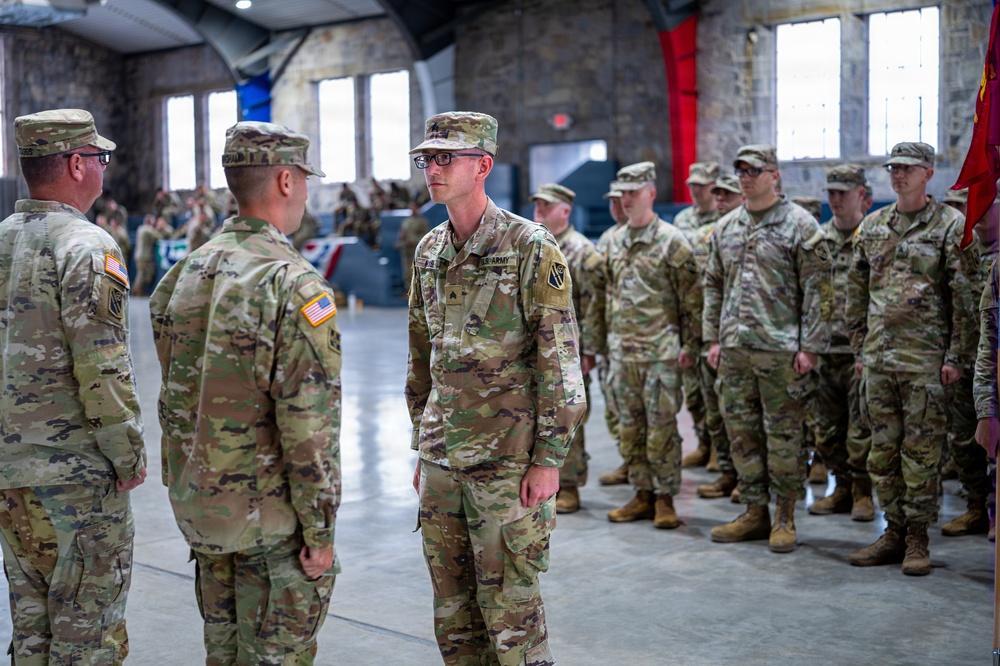 181st Field Artillery Regiment promotion