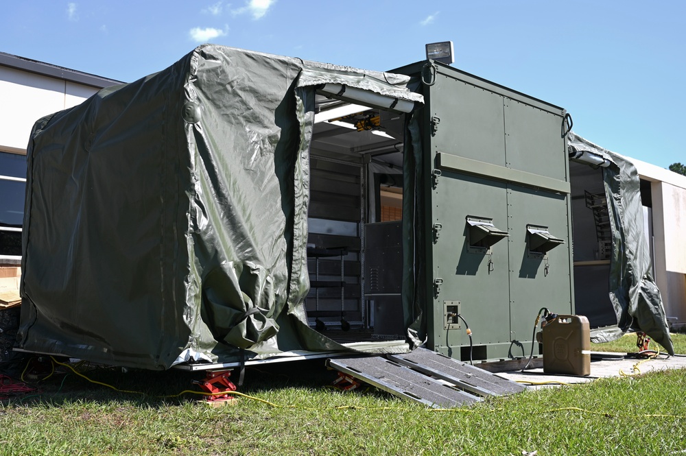 165th FSS utilizes field kitchen to feed the force