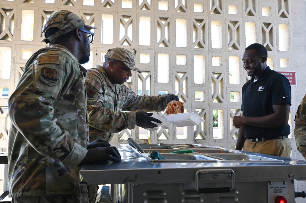 165th FSS utilizes field kitchen to feed the force