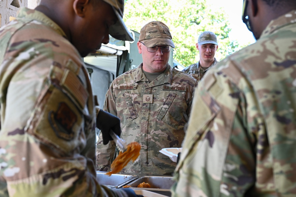 165th FSS utilizes field kitchen to feed the force