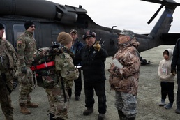 AKOM members conduct damage evaulations in western Alaska as relief efforts transition to recovery operations