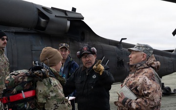 AKOM members conduct damage evaulations in western Alaska as relief efforts transition to recovery operations