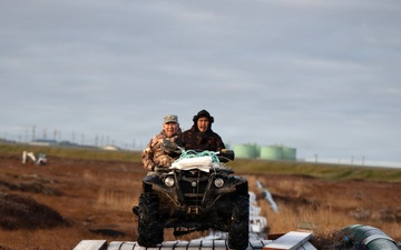 AKOM members conduct damage evaulations in western Alaska as relief efforts transition to recovery operations