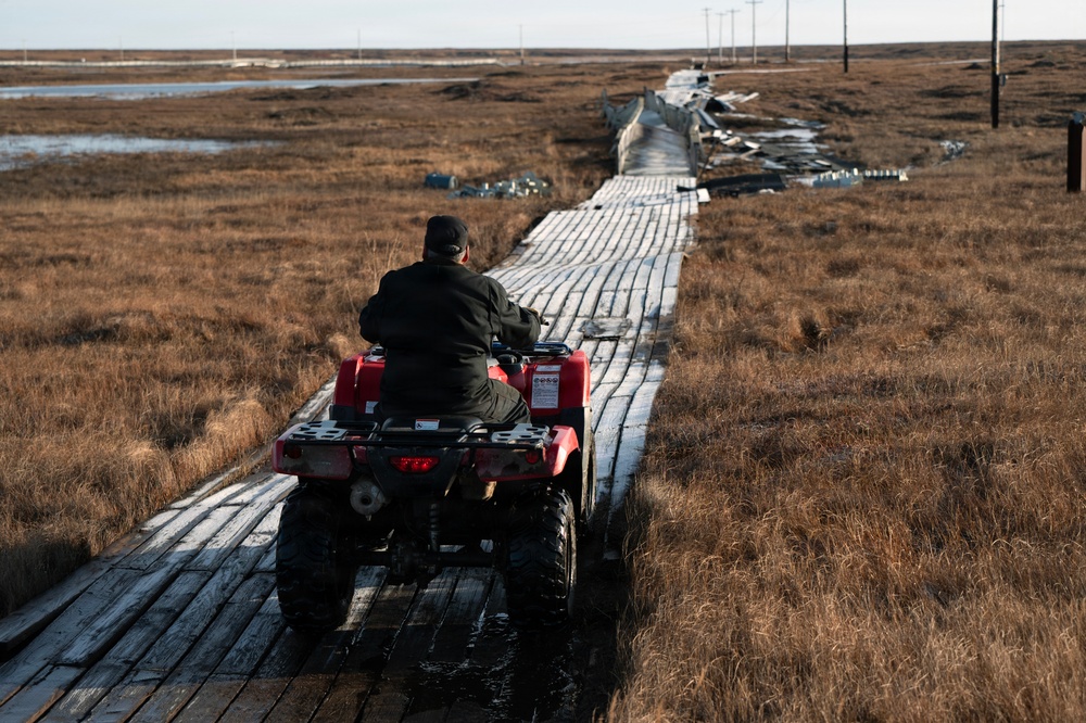 AKOM members conduct damage evaulations in western Alaska as relief efforts transition to recovery operations