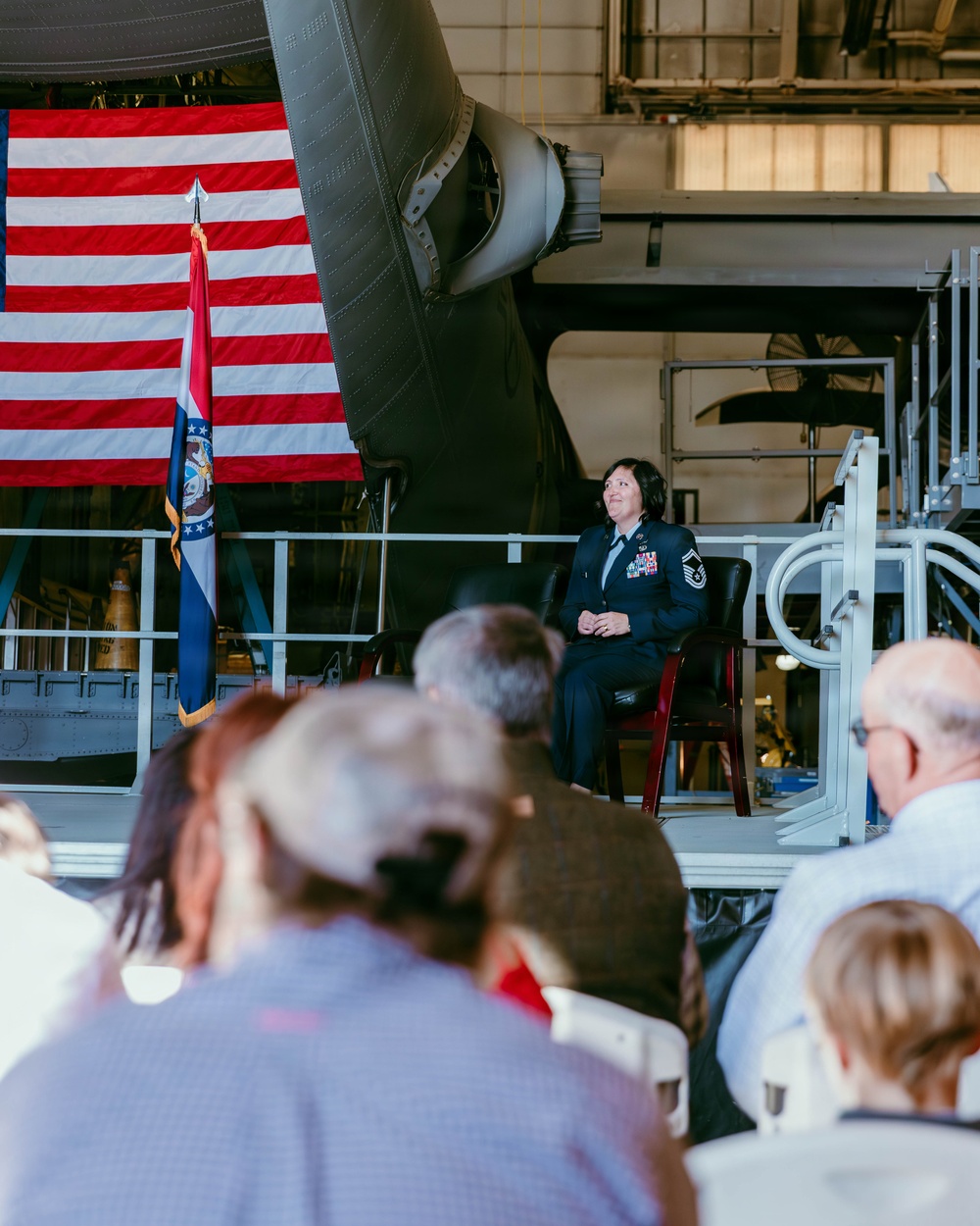 Senior Master Sgt. Alicia Sobotka promotes to chief master sergeant