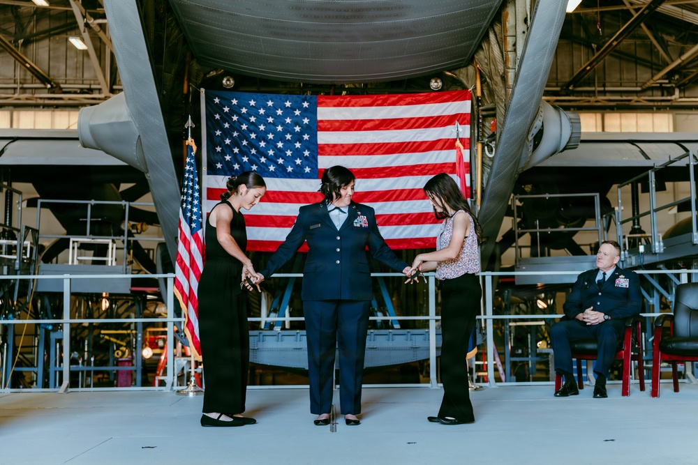 Senior Master Sgt. Alicia Sobotka promotes to chief master sergeant