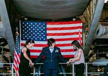 Senior Master Sgt. Alicia Sobotka promotes to chief master sergeant