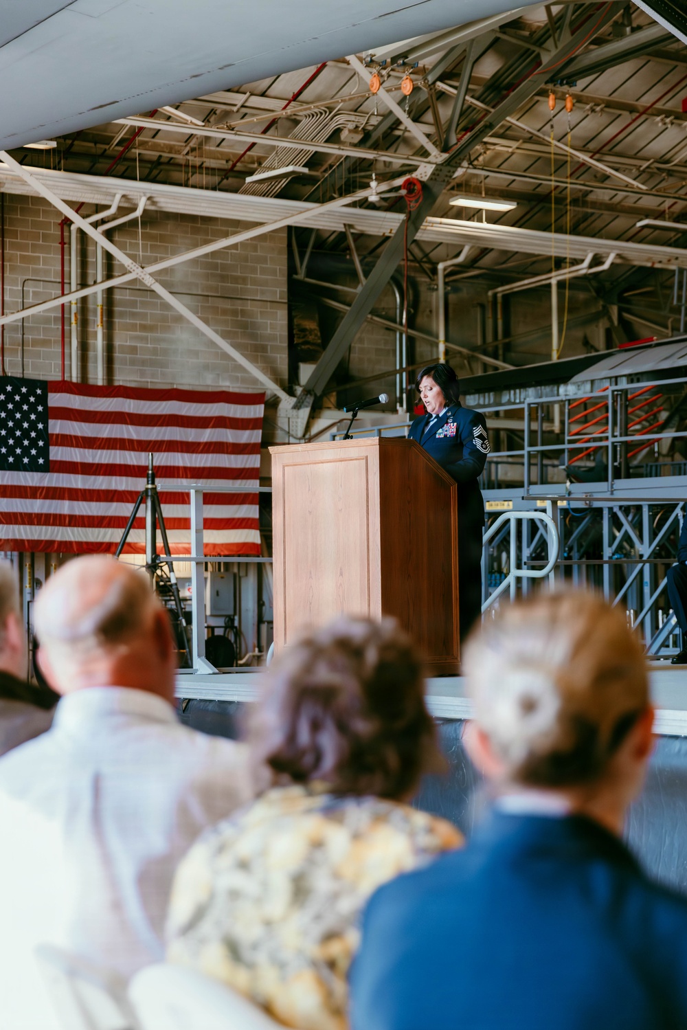 Senior Master Sgt. Alicia Sobotka promotes to chief master sergeant