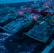 U.S. Marines conduct night ACV operations on USS Portland (LPD 27)