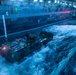 U.S. Marines conduct night ACV operations on USS Portland (LPD 27)