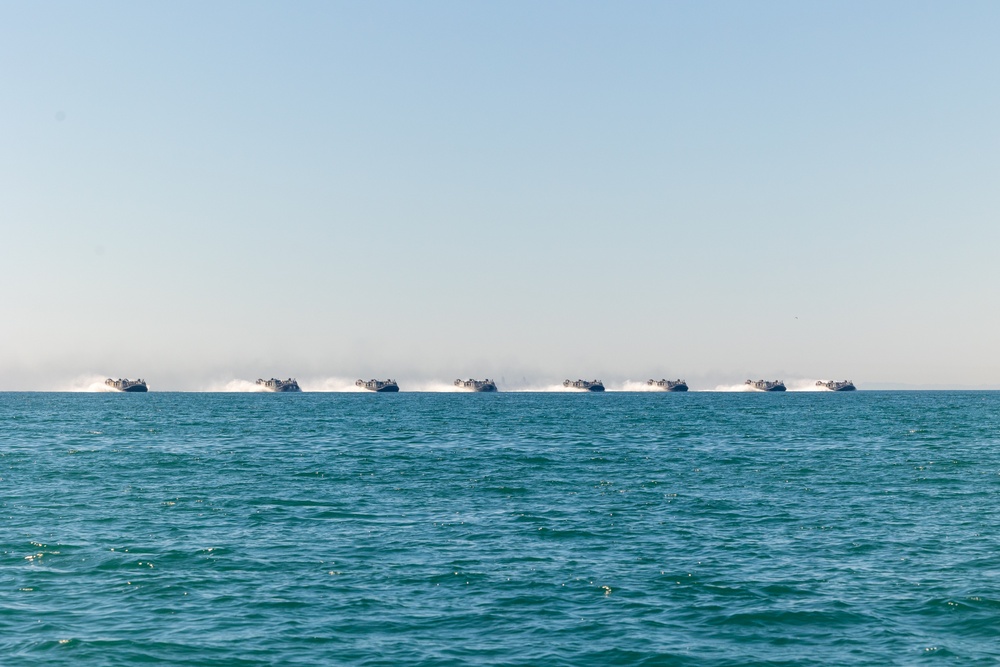 U.S. Marines participate in Marine Corps 250th Amphibious Capabilities Demonstration