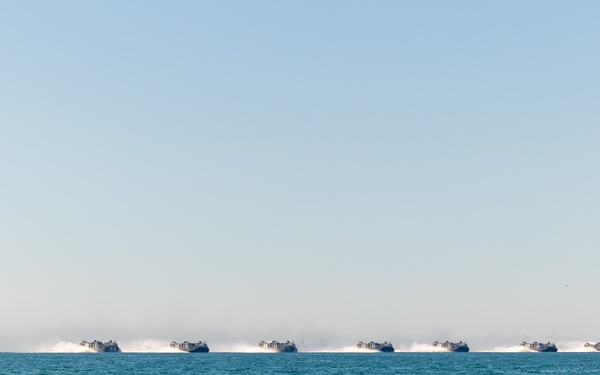 U.S. Marines participate in Marine Corps 250th Amphibious Capabilities Demonstration