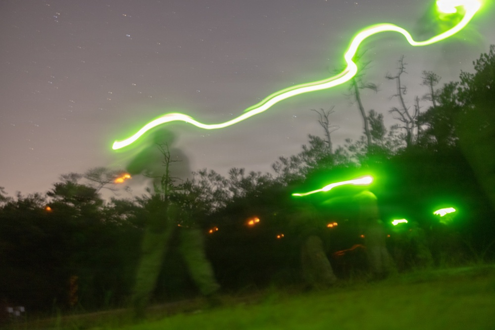 Marines Conduct a Day and Night Live Fire Ranges