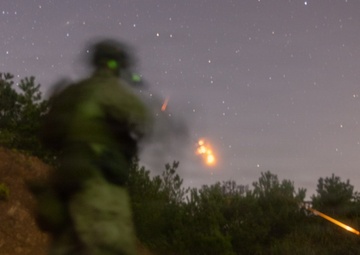 Marines Conduct a Day and Night Live Fire Ranges