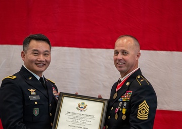 Command Sgt. Maj. Kelly Wickel Retirement Ceremony