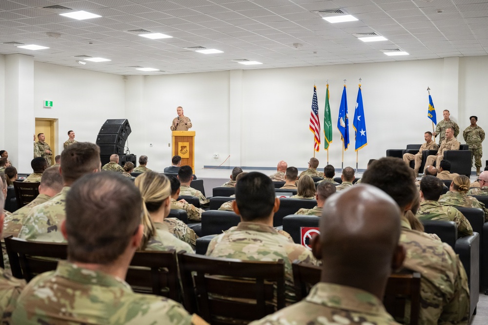 378th AEW Change of Command