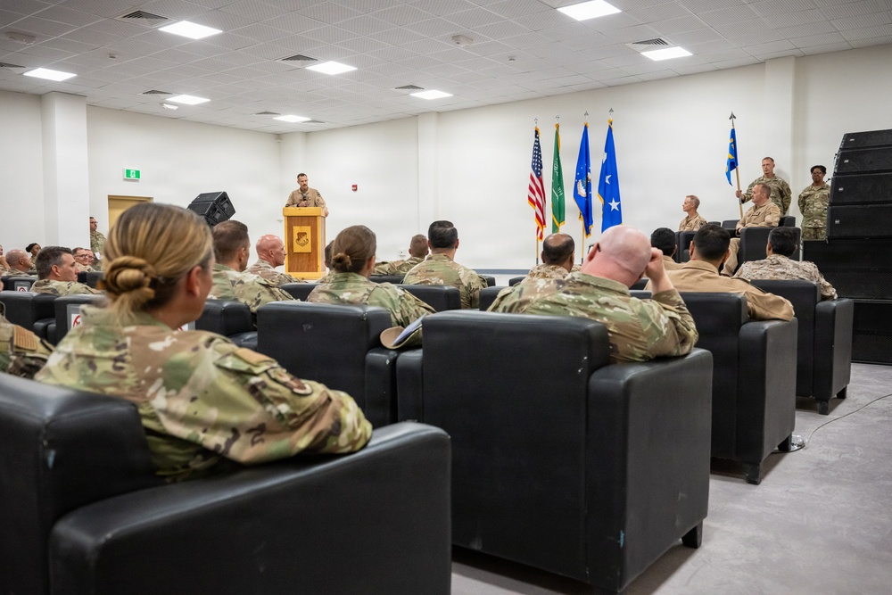 378th AEW Change of Command