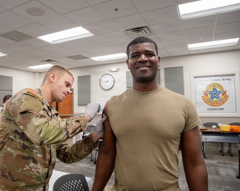 Kenner’s Public Health Team Leads Flu Vaccination Efforts Across the Installation