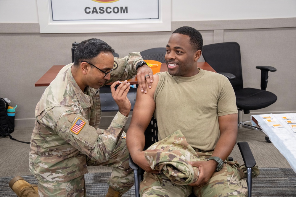 Kenner’s Public Health Team Leads Flu Vaccination Efforts Across the Installation