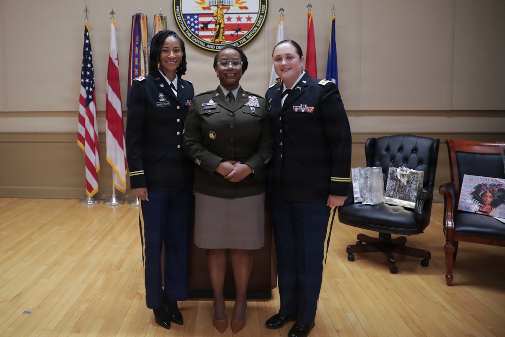 District of Columbia National Guard holds Promotion Ceremony for Master Sgt. Norrelle Combest
