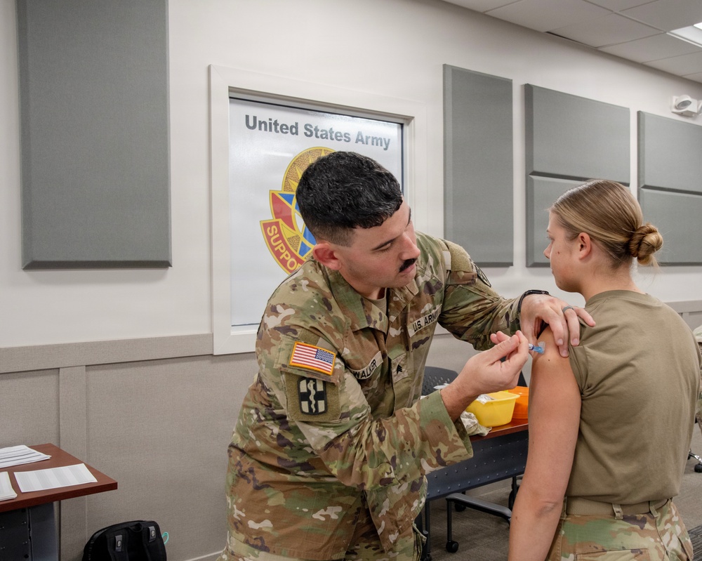 Kenner’s Public Health Team Leads Flu Vaccination Efforts Across the Installation
