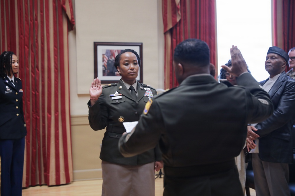 District of Columbia National Guard holds Promotion Ceremony for Master Sgt. Norrelle Combest